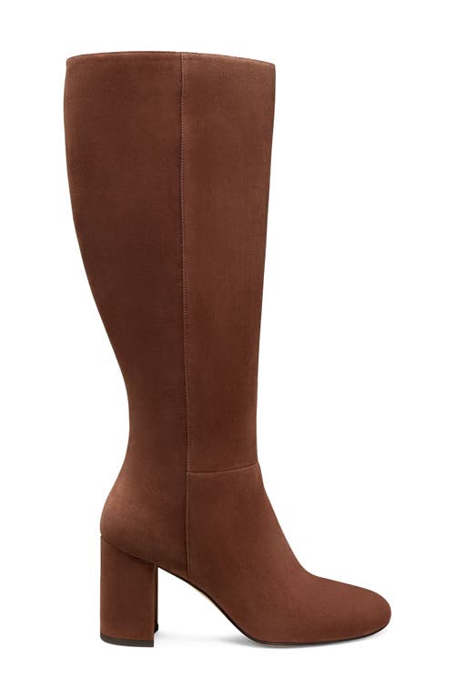 Stuart Weitzman Wynn Zip Boot In Brown