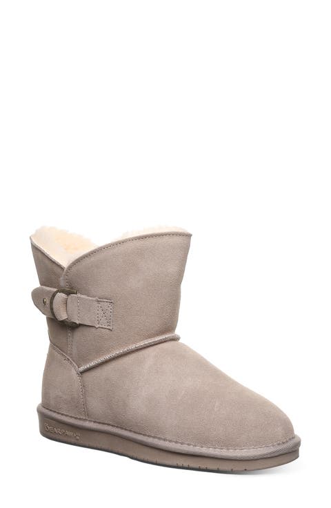 Steph Faux Shearling Lined Bootie (Women)