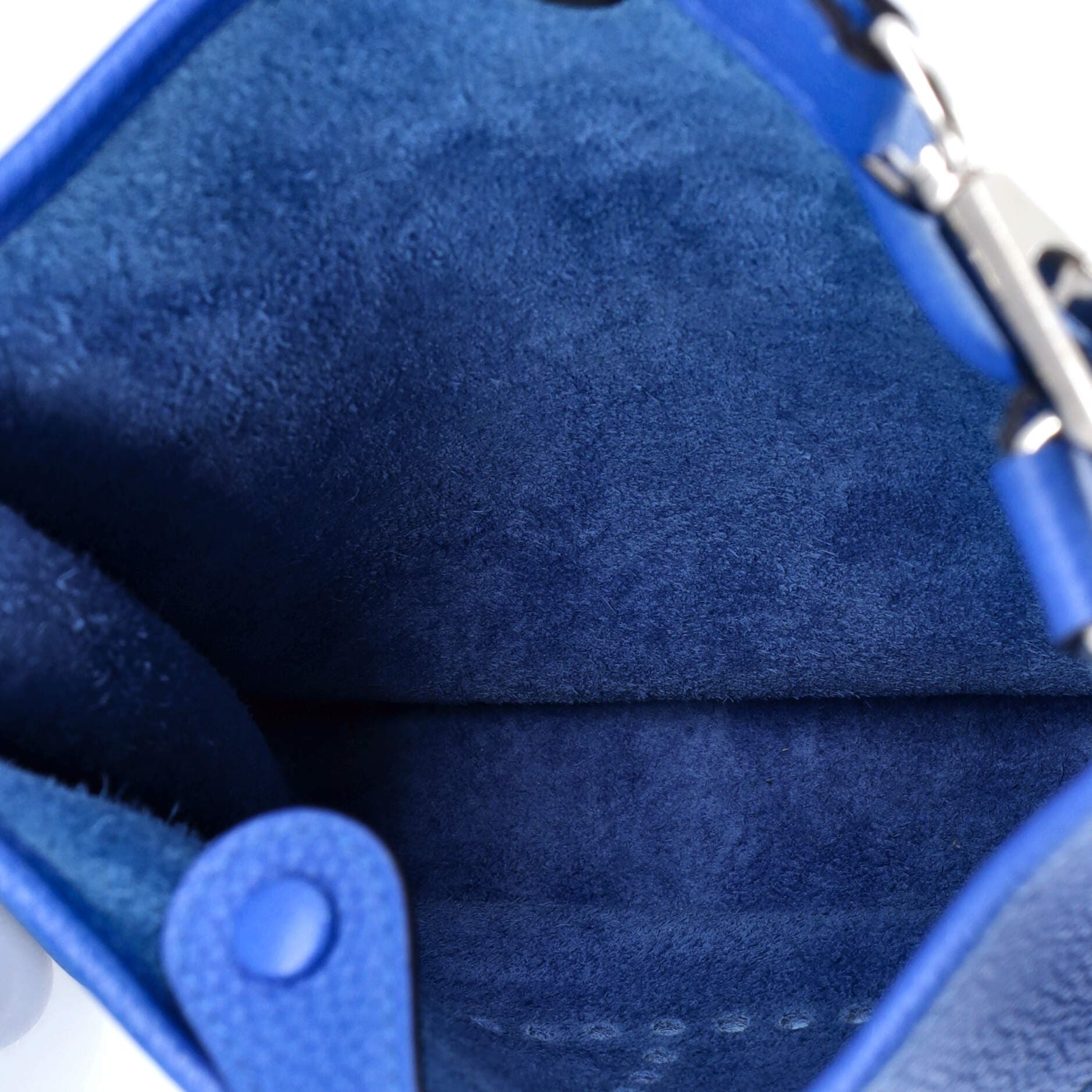 Pre-Owned Hermes Evelyne Bag Gen III Maurice TPM, Alternate, color, Bleu Zellige