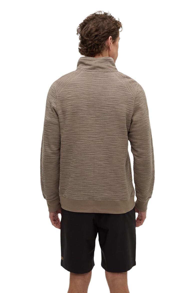 Powell 1/4 Zip, Alternate, color, Clay Flash Stripe