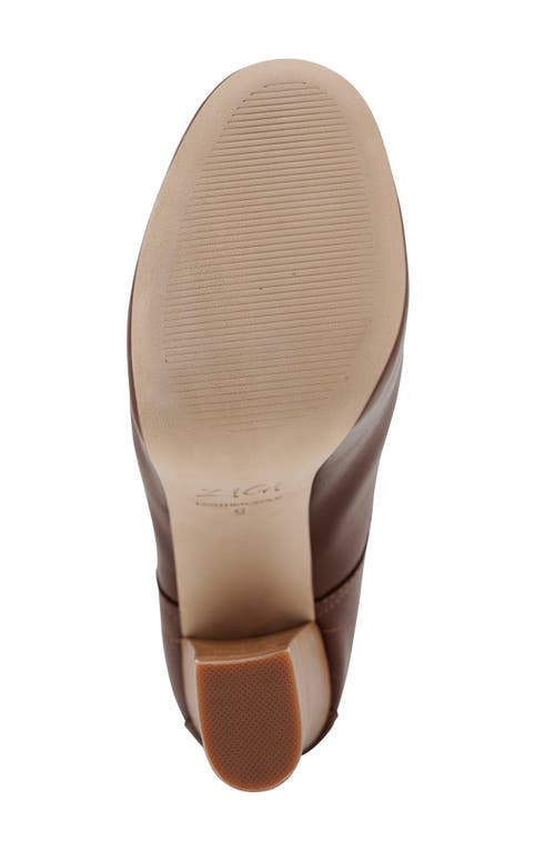 Zigi Adara Lace-up Platform Boot In Beige