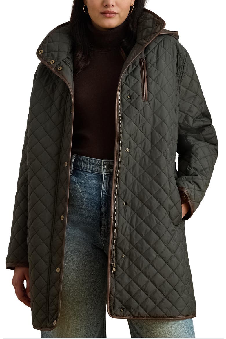 Quilted Jacket, Main, color, LITCHFIELD LODEN