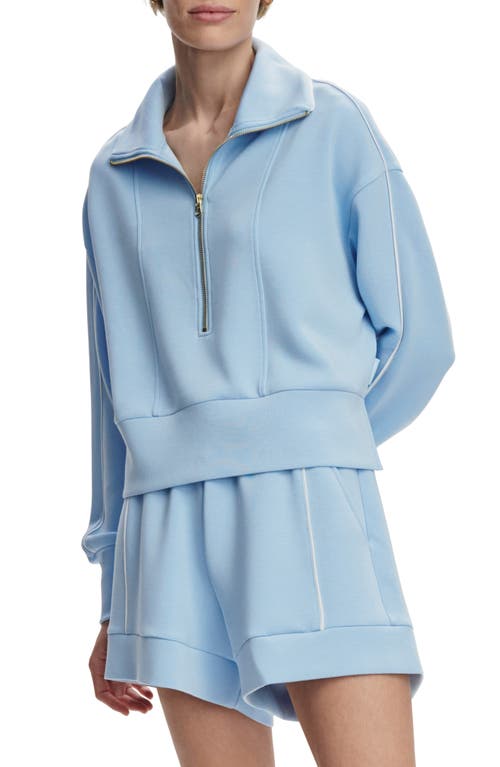 Varley Davenport Half-zip Sweatshirt In Blue