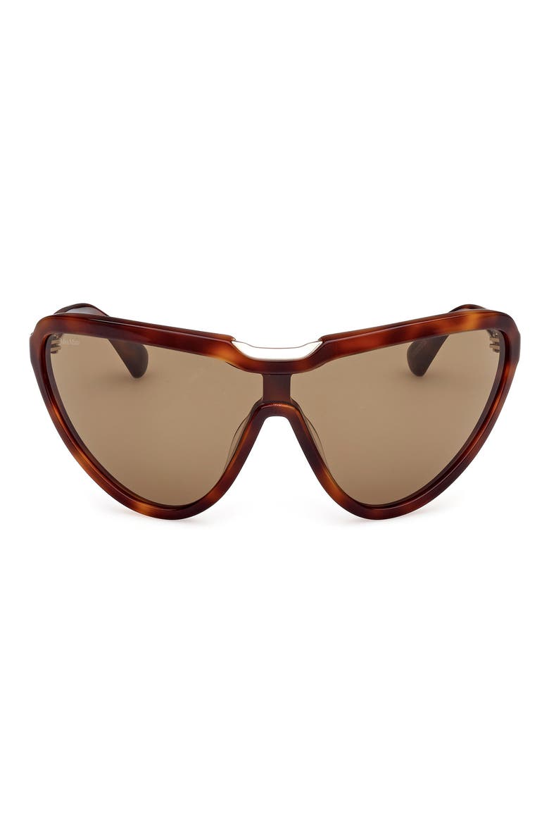 Emil 0mm Shield Sunglasses, Main, color, CLASSIC HAVANA / BROWN LENSES