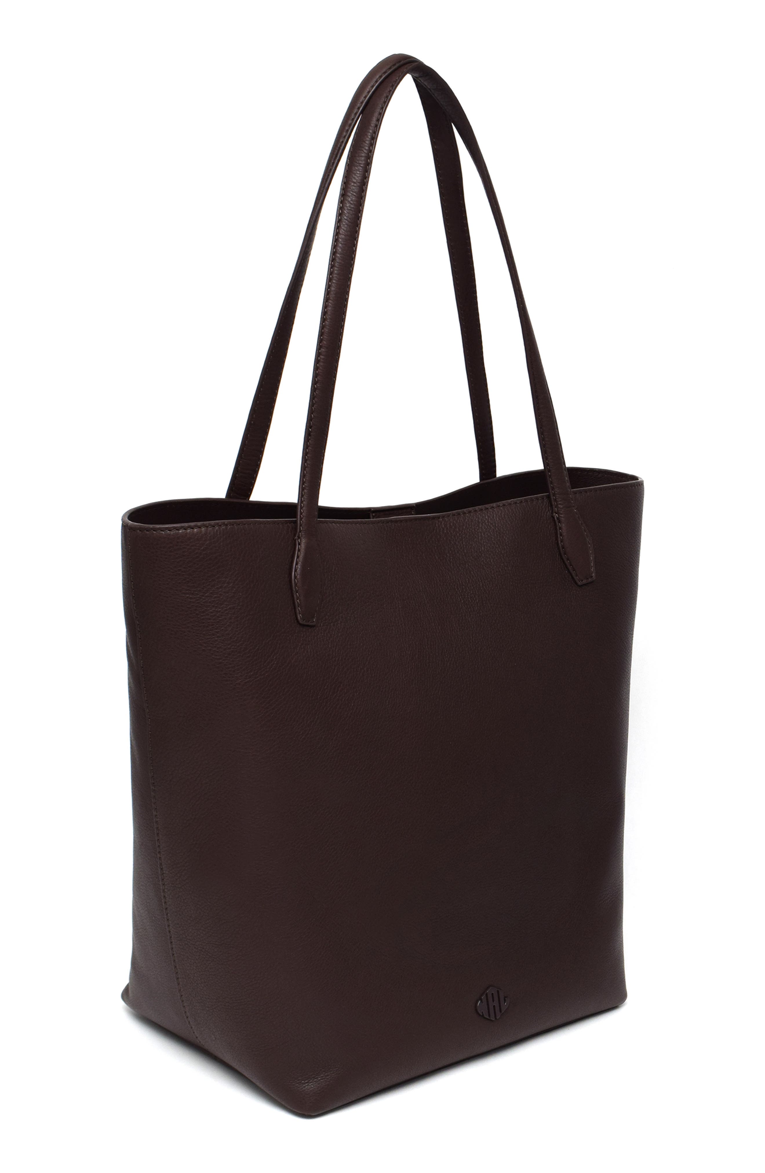 New Amsterdam Leatherworks Asher Large Leather Tote Bag, Alternate, color, Espresso