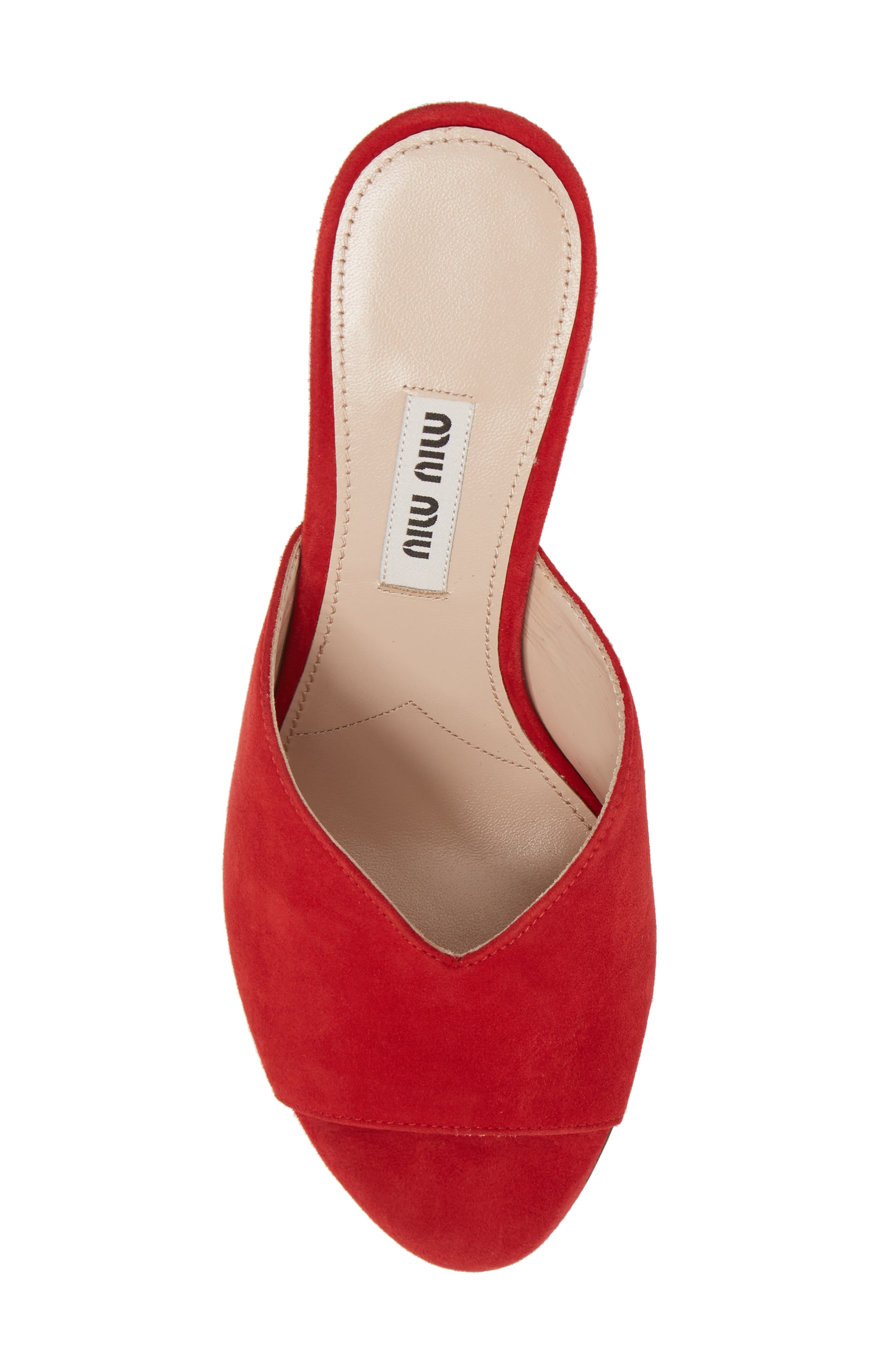 Miu Miu Jewel Slide Sandal, Alternate, color, 