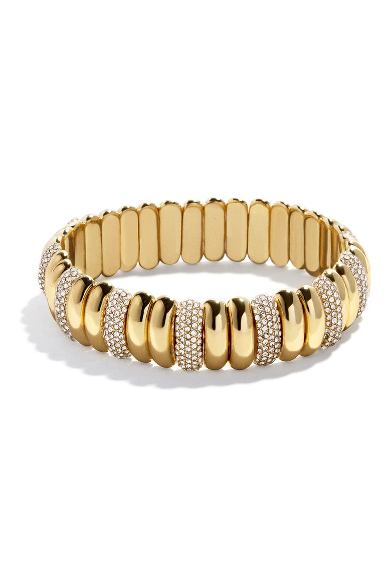 Keira Ribbed Bracelet, Main, color, GOLD/ GEMS