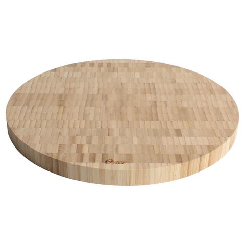 Capeheart 14 Inch Round End-Grain Wood Cutting Board