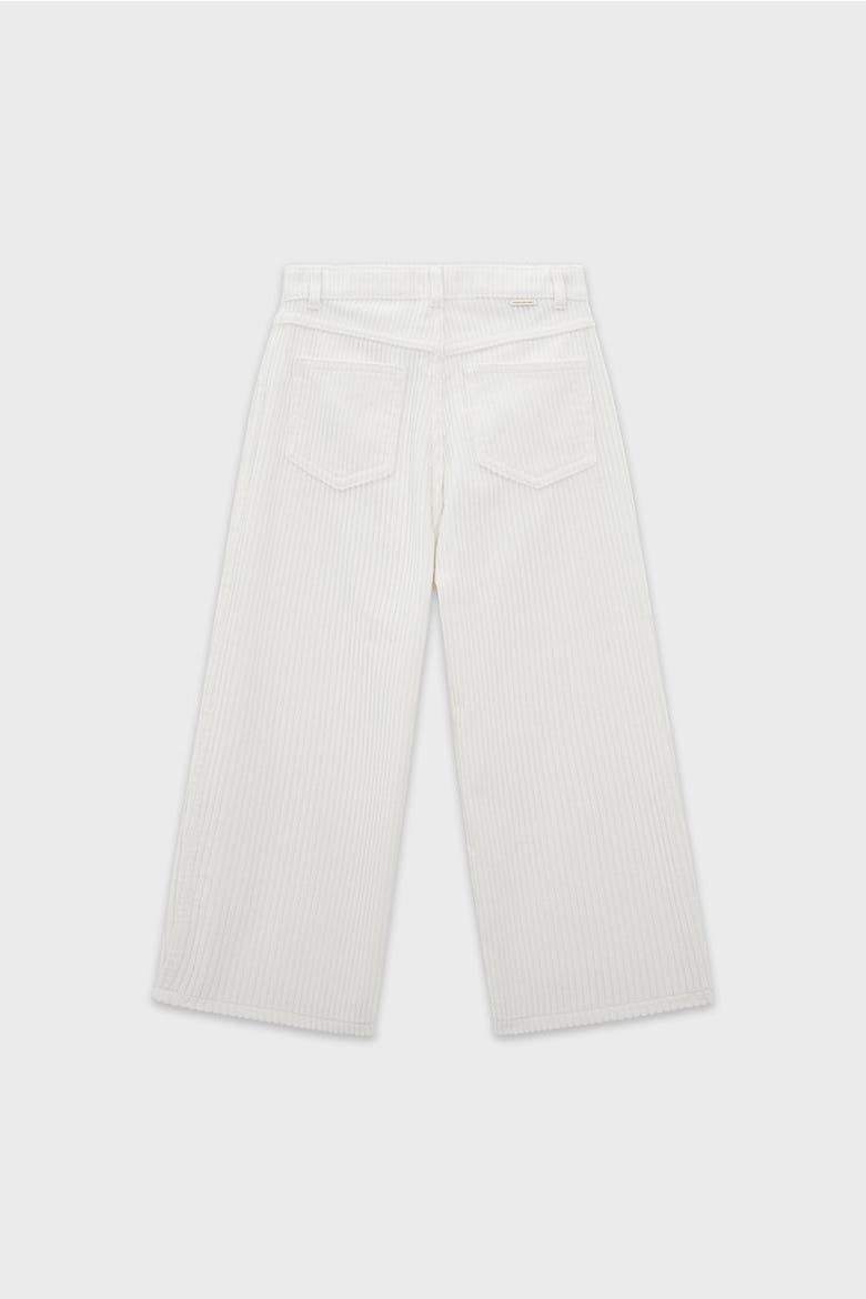 Organic Cotton Corduroy Straight Leg Pant, Alternate, color, Off White