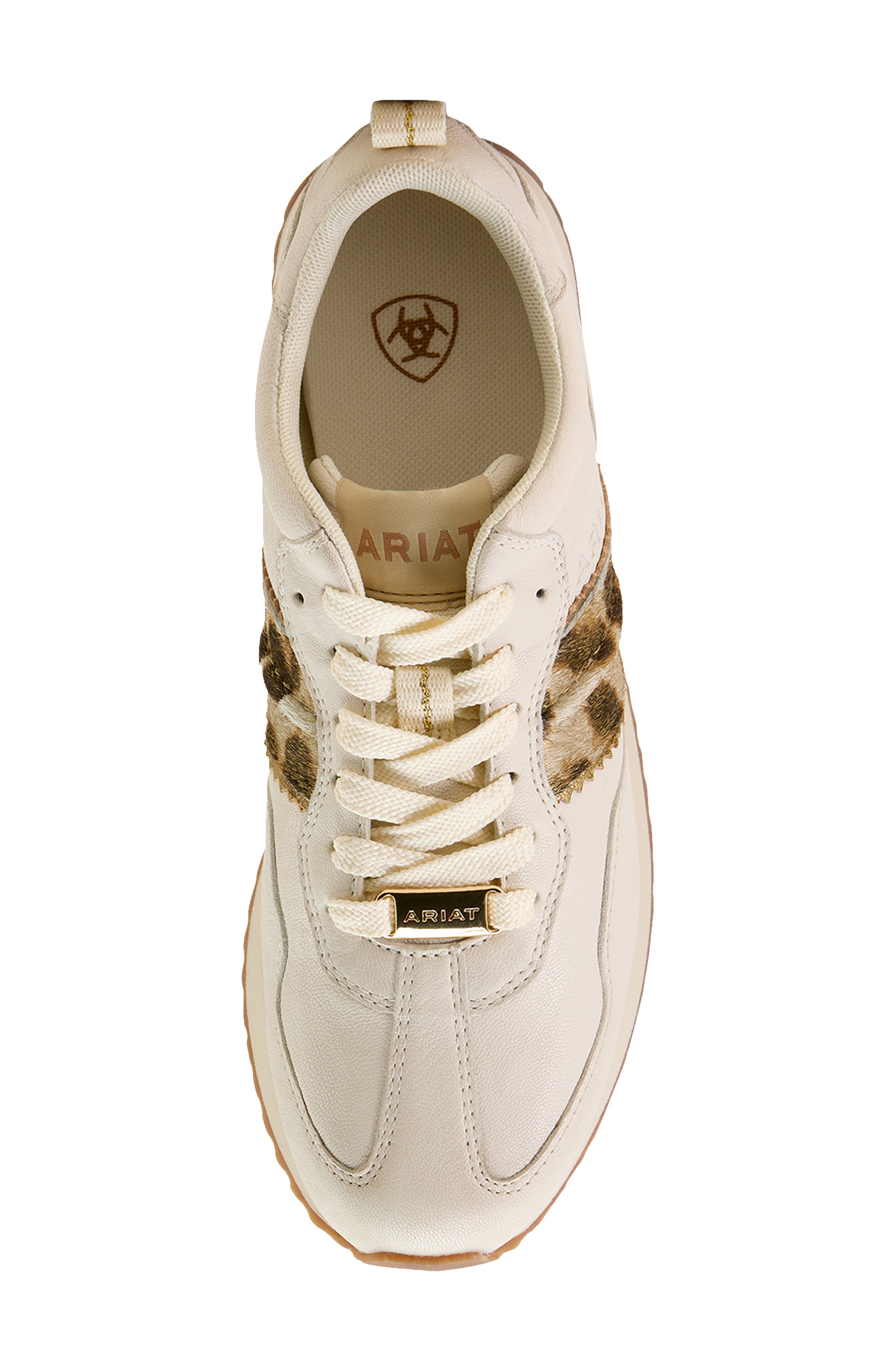 Ariat Ranch Runner Shoe, Alternate, color, Bright Cream