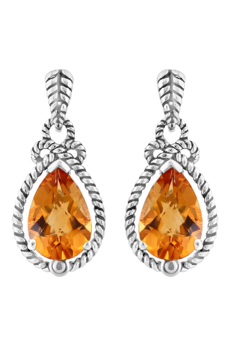 Citrine Drop Earrings, Main, color, ORANGE