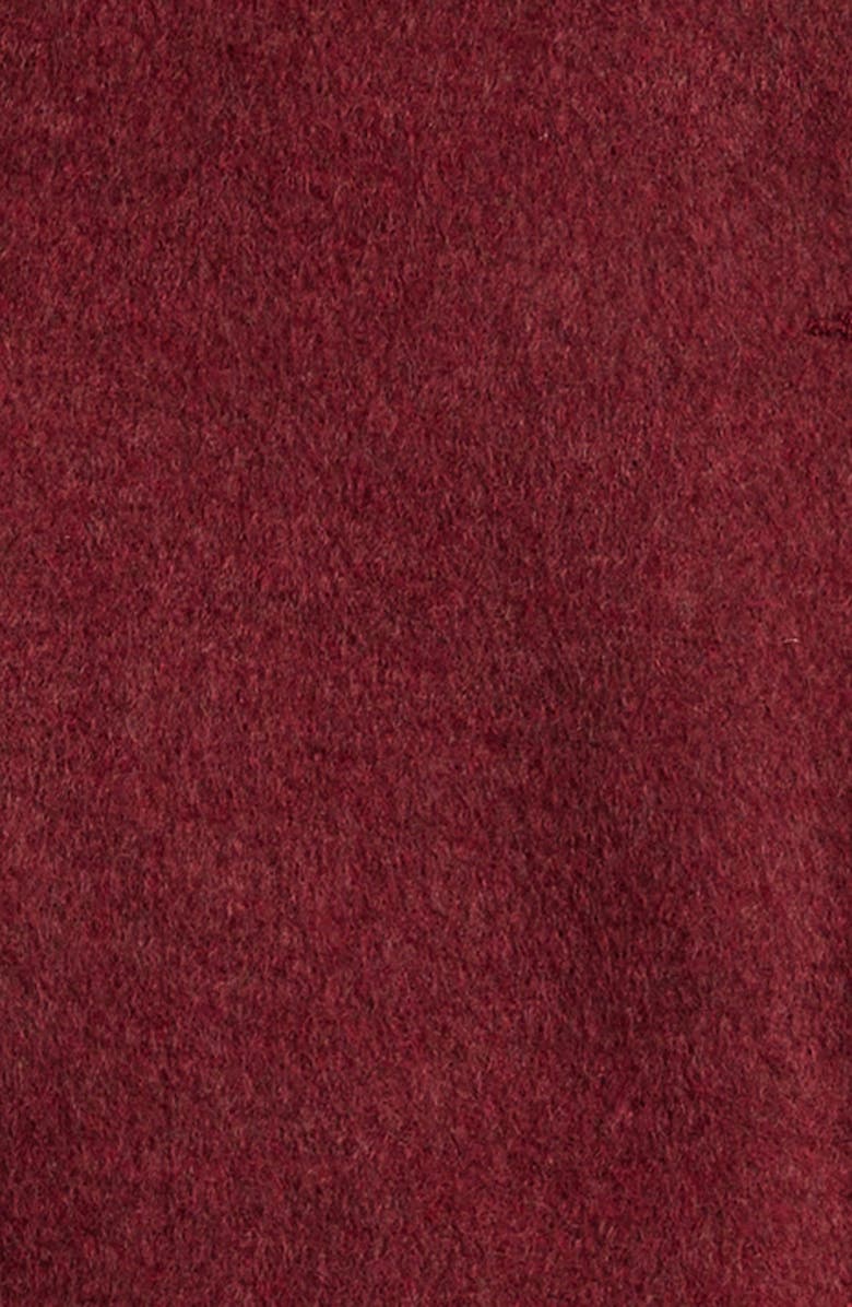 Mini Boden Kids' Embroidered Wool Blend Coat, Alternate, color, Chestnut Swan Embroidery