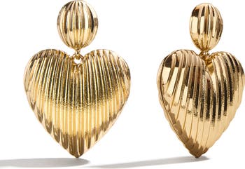 Heart of Gold Statement Earrings
