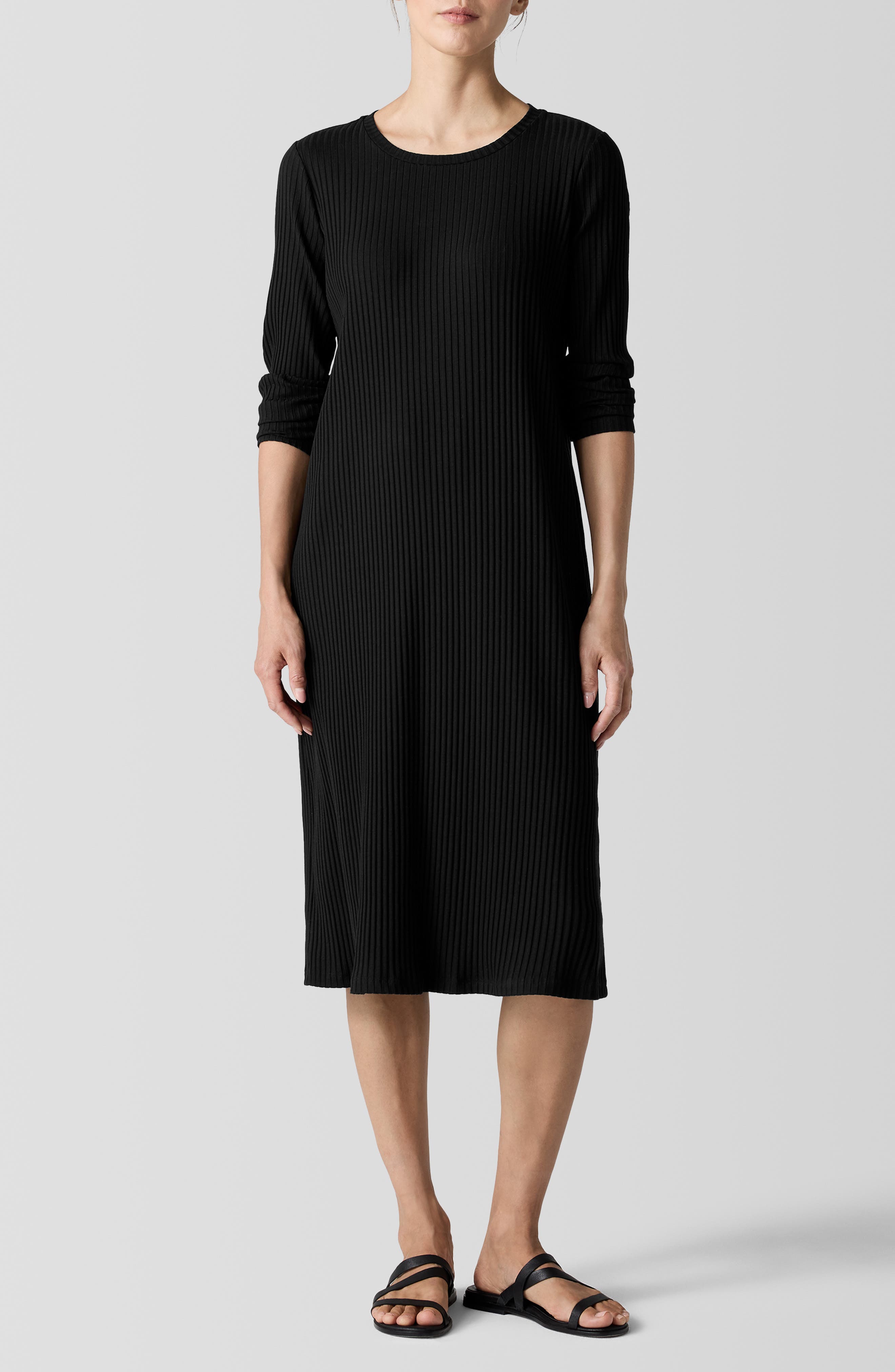 Long Sleeve Rib Dress