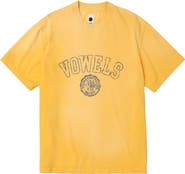 vowels Faded Collegiate Tee