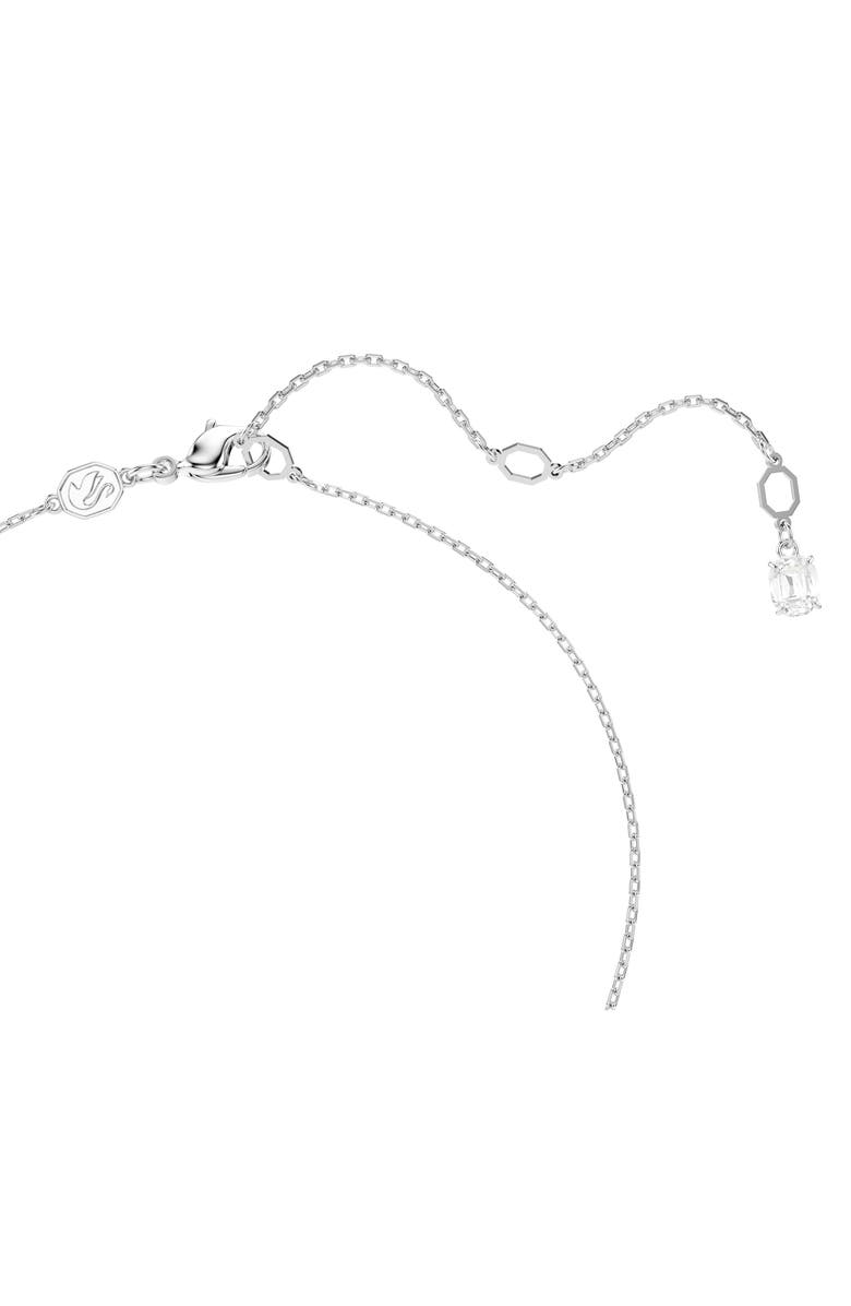 Swarovski Idyllia Snowflake Pendant Necklace, Alternate, color, White/ Silver