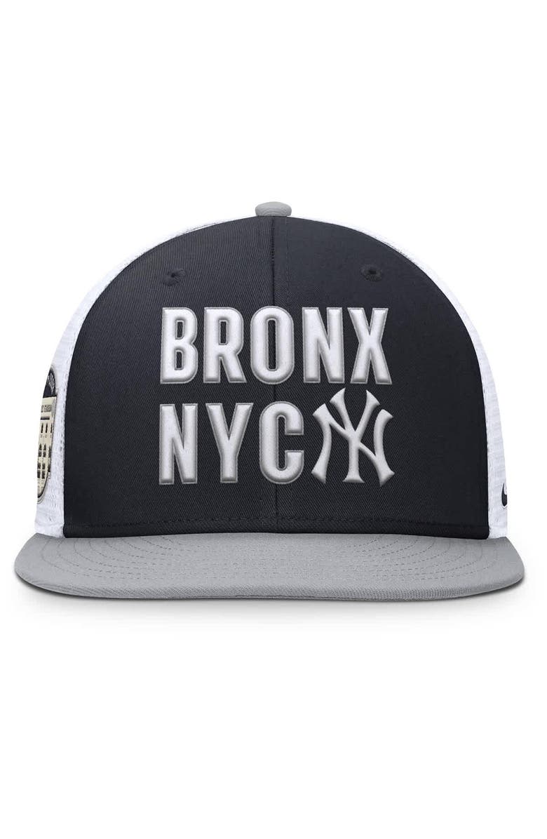 Nike Men's Nike Navy New York Yankees Pro Trucker Snapback Hat, Alternate, color, Navy
