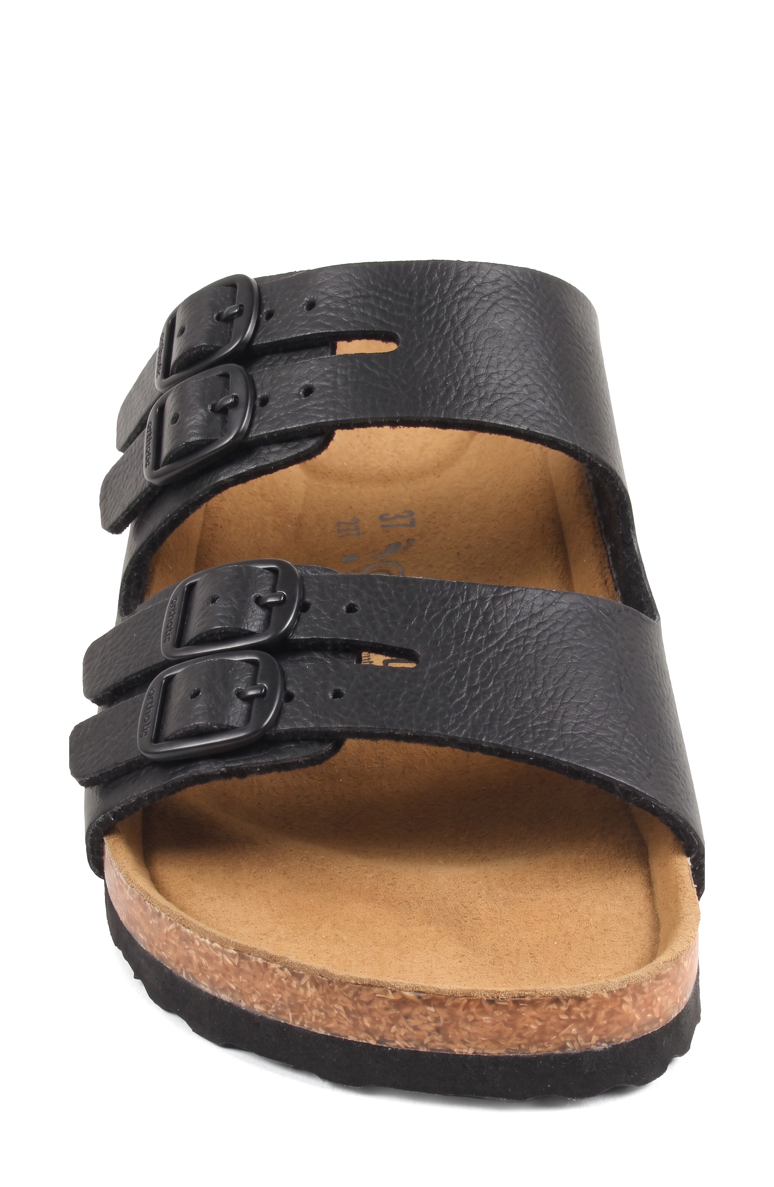 Willow Slide Sandal, Alternate, color, BLACK