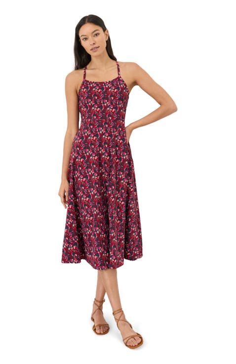 Fit & Flare Midi Dress Made With Organic Cotton