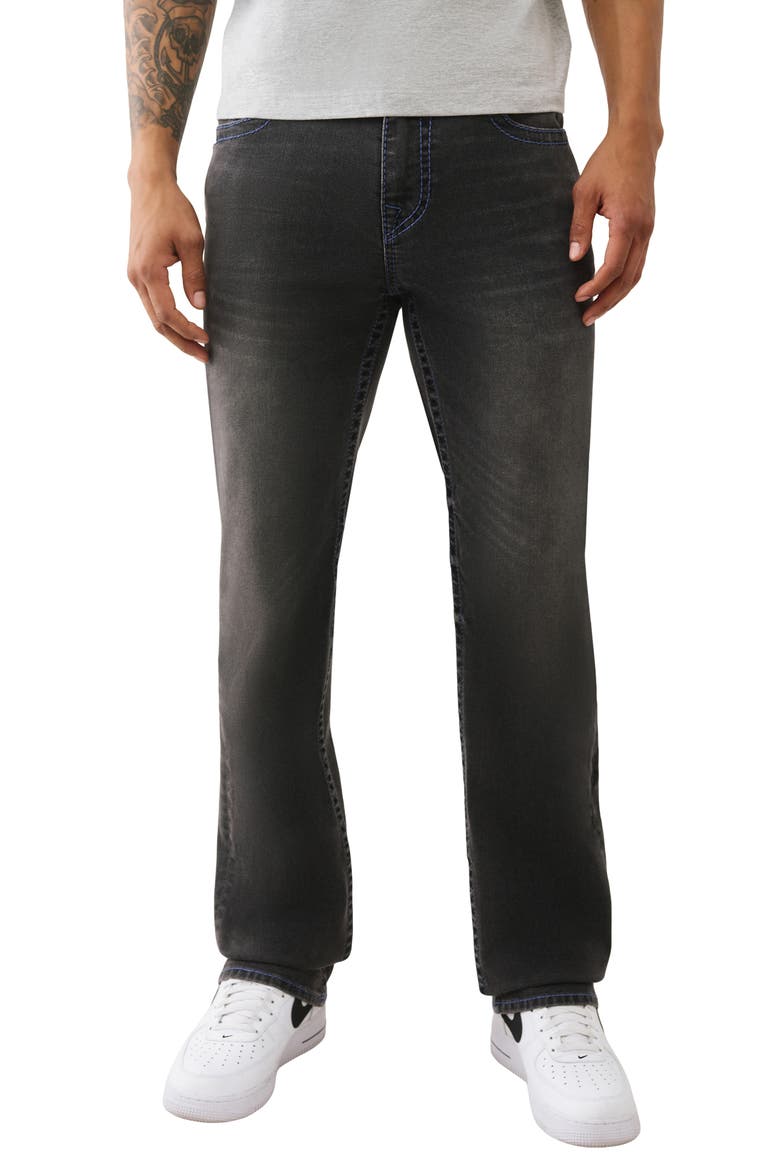 Ricky Big T NF Straight Jeans, Main, color, HYPE VIBE BLACK WASH