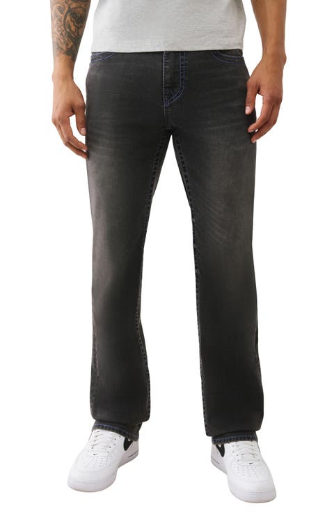 Ricky Big T NF Straight Jeans (Hype Vibe Black Wash) (Regular & Big)