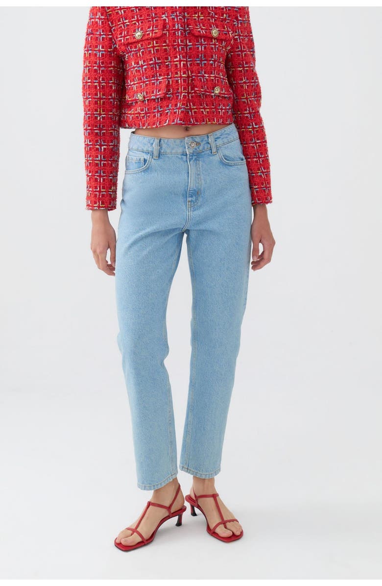 Nocturne High Waisted Mom Jeans, Main, color,