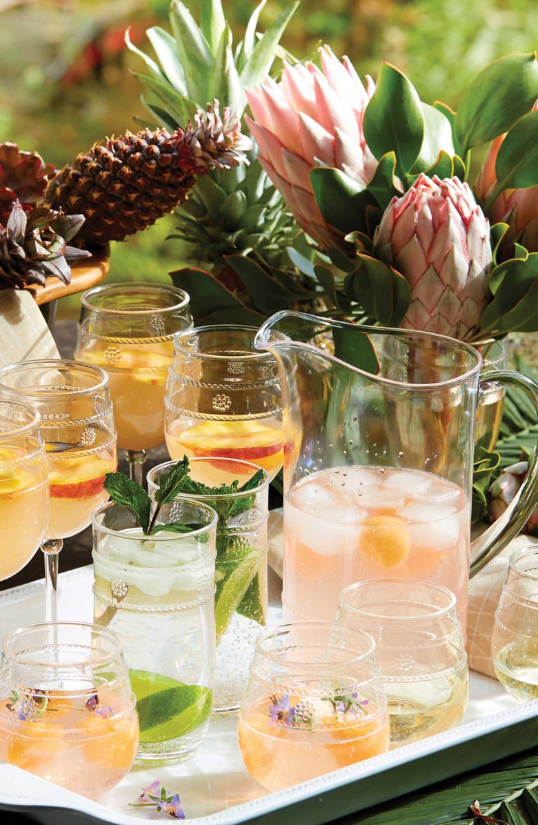 Juliska Isabella Set of 4 Acrylic Large Tumblers, Alternate, color, Clear