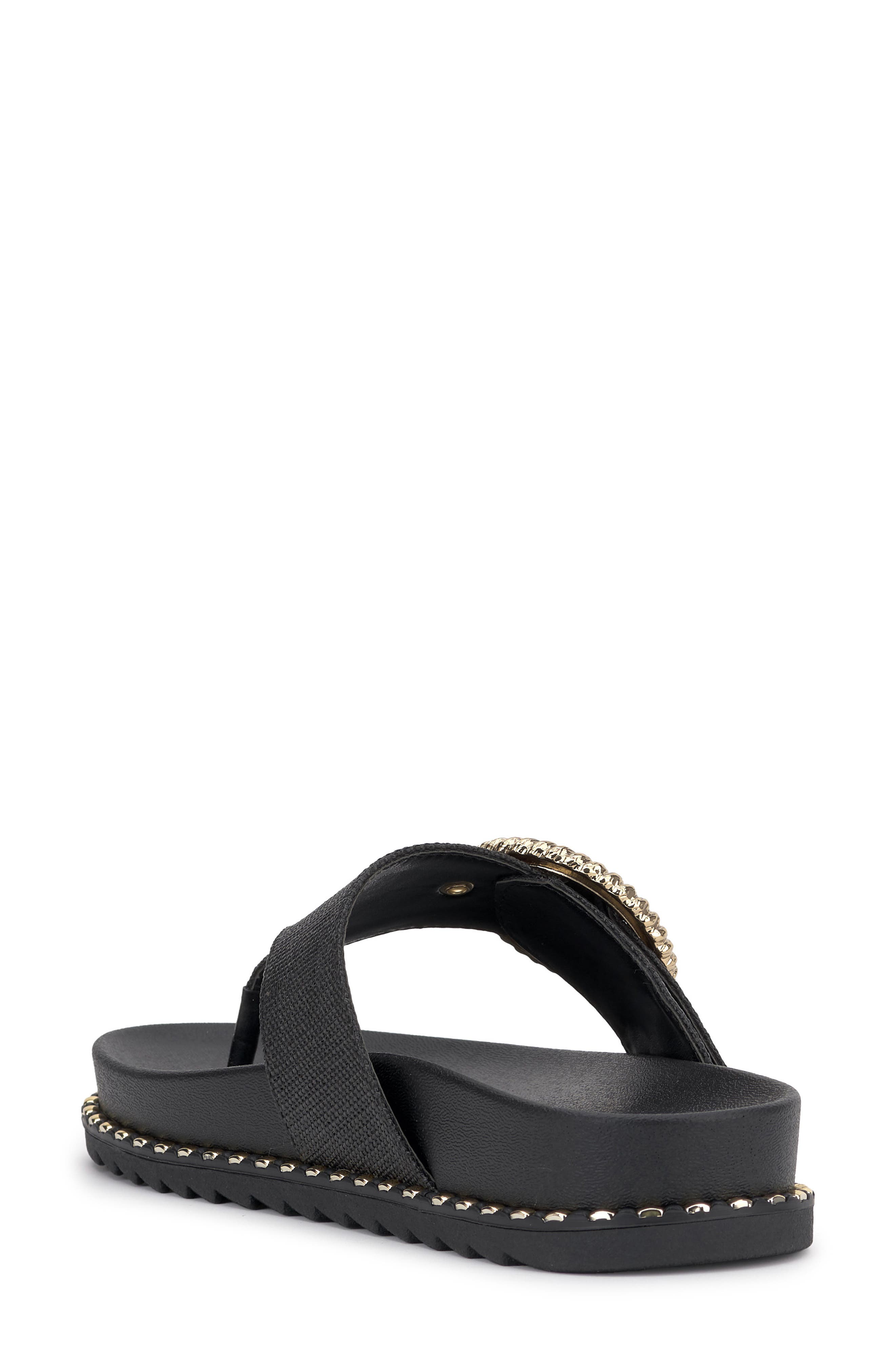 Jessica Simpson Cymmeri Stud Sandal, Alternate, color, Black
