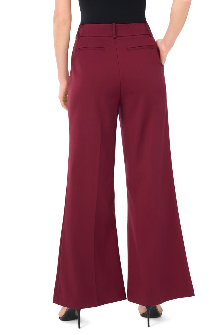 Wide Leg Suit Pants, Alternate, color, CRISP MERLOT
