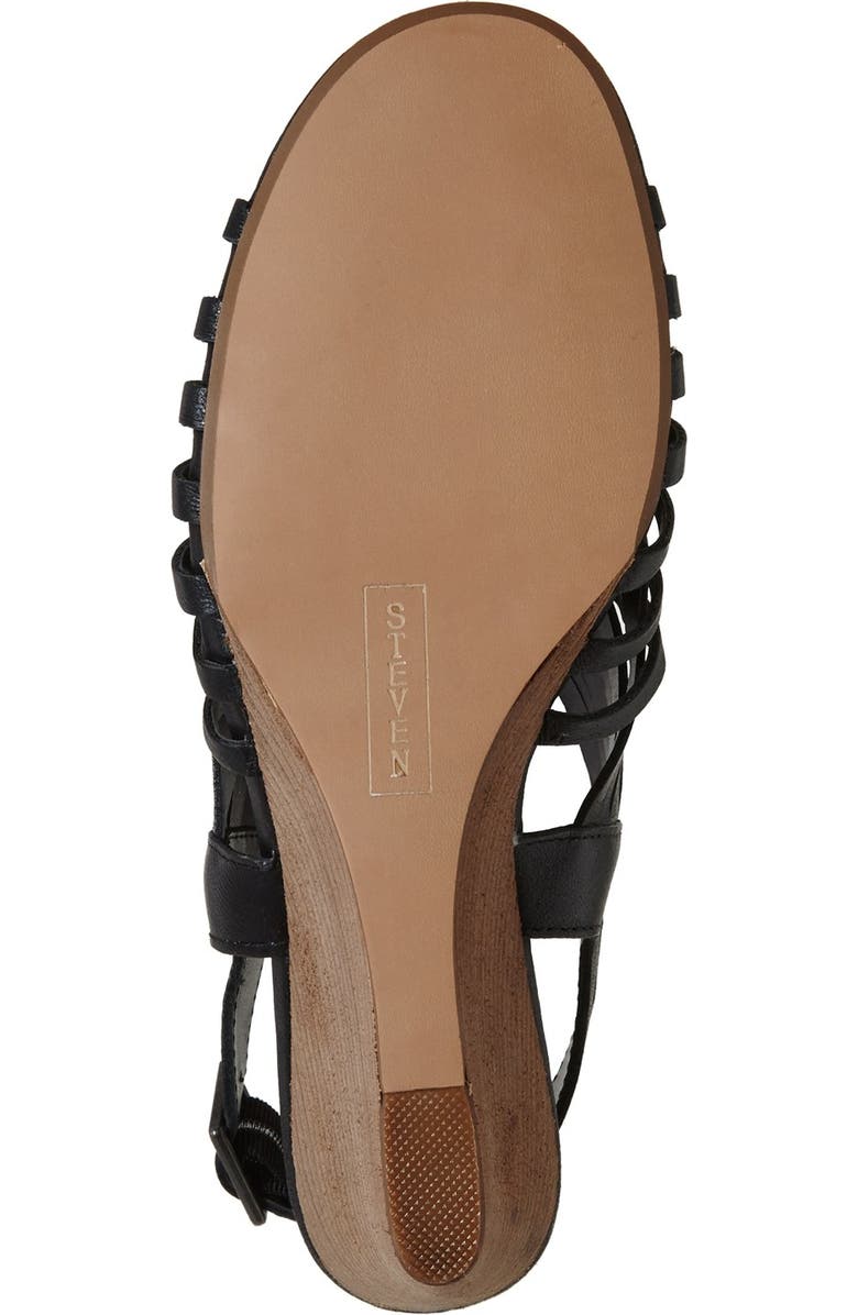 Steven New York Steven by Steve Madden 'Livvey' Wedge Sandal, Alternate, color,