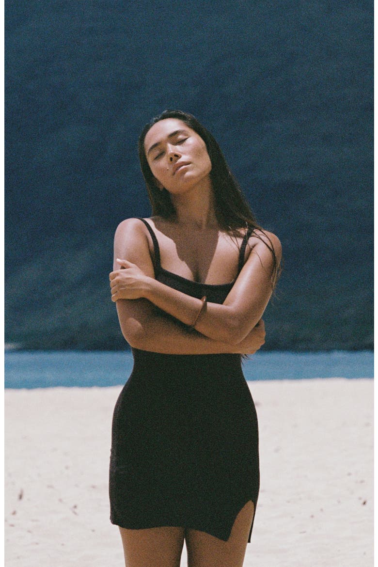 Corah Cover-Up Minidress, Alternate, color, COCONUT OIL