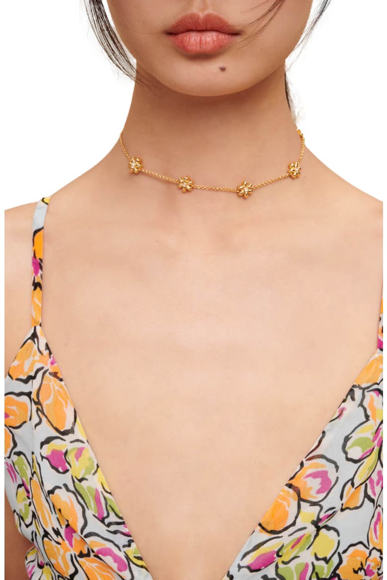 Rawaiene Floral Print Cutout Dress, Alternate, color, IMPRIME HIBISCUS ORANGE/BLEU