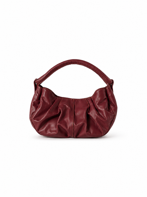 Liora Sculptural Leather Shoulder Bag