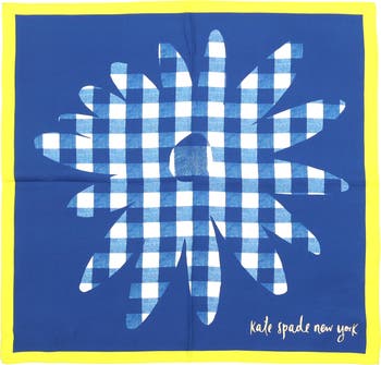 Kate Spade New York gingham daisy silk bandana | Nordstrom display picture 1