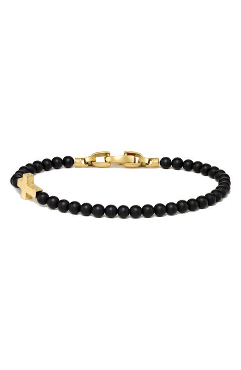 Spiritual Bead Cross Bracelet