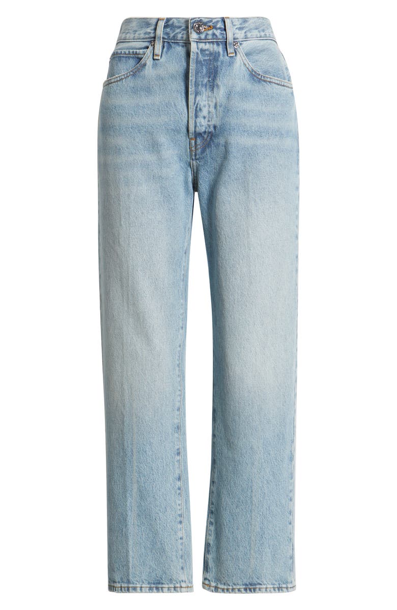 FRAME The Vertical High Waist Ankle Relaxed Straight Leg Jeans, Alternate, color, Scheme