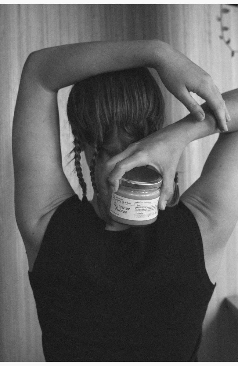 Summer Solace Tallow Lavendula Officinalis Balm Regenerative Tallow, Alternate, color, Dark Blue