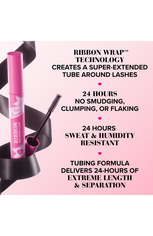 Too Faced Travel Size Ribbon Wrapped Lash Mascara In Black