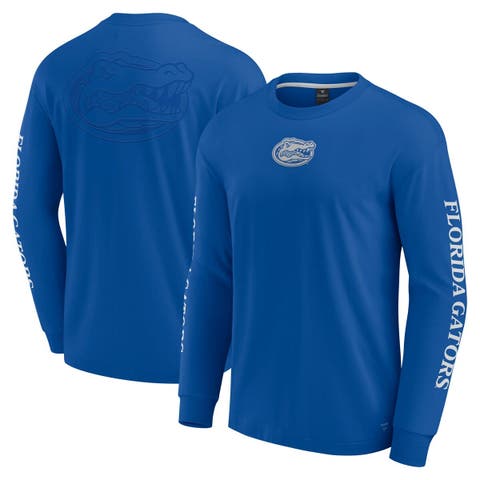 Men's Fanatics Royal Florida Gators Strive Long Sleeve T-Shirt