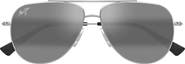 Maui Jim Hauloli XS 56mm Polarized Aviator Sunglasses