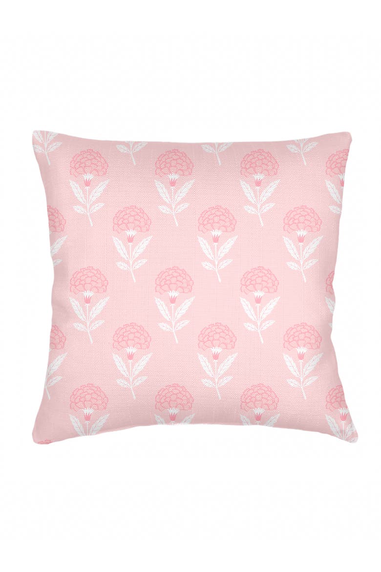 Royal Bloom Linen Euro Pillow Cover Only, Main, color, Pink