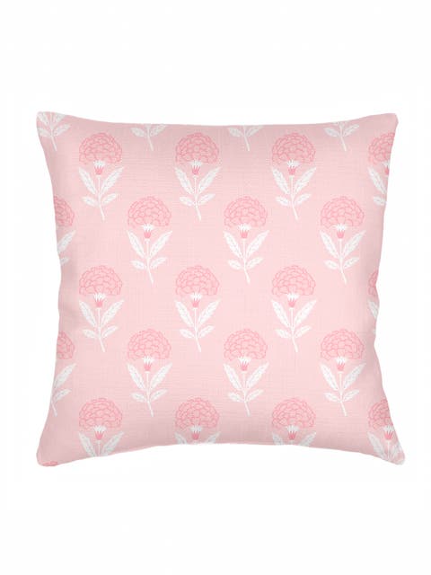 Royal Bloom Linen Euro Pillow Cover Only