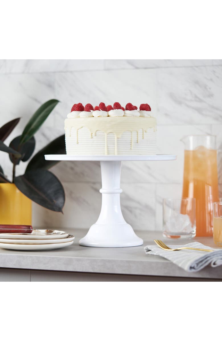 TWINE Melamine Cake Stand, Alternate, color, White