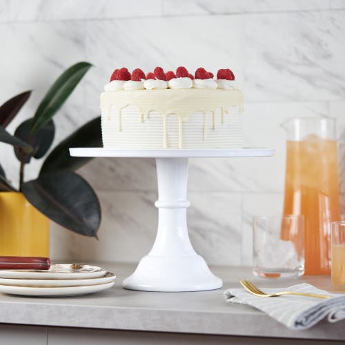 Twine White Melamine Cake Stand In White