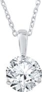 Bliss Diamond 1/2 ct Solitaire Lab Grown Diamond Pendant available in 14K and Platinum