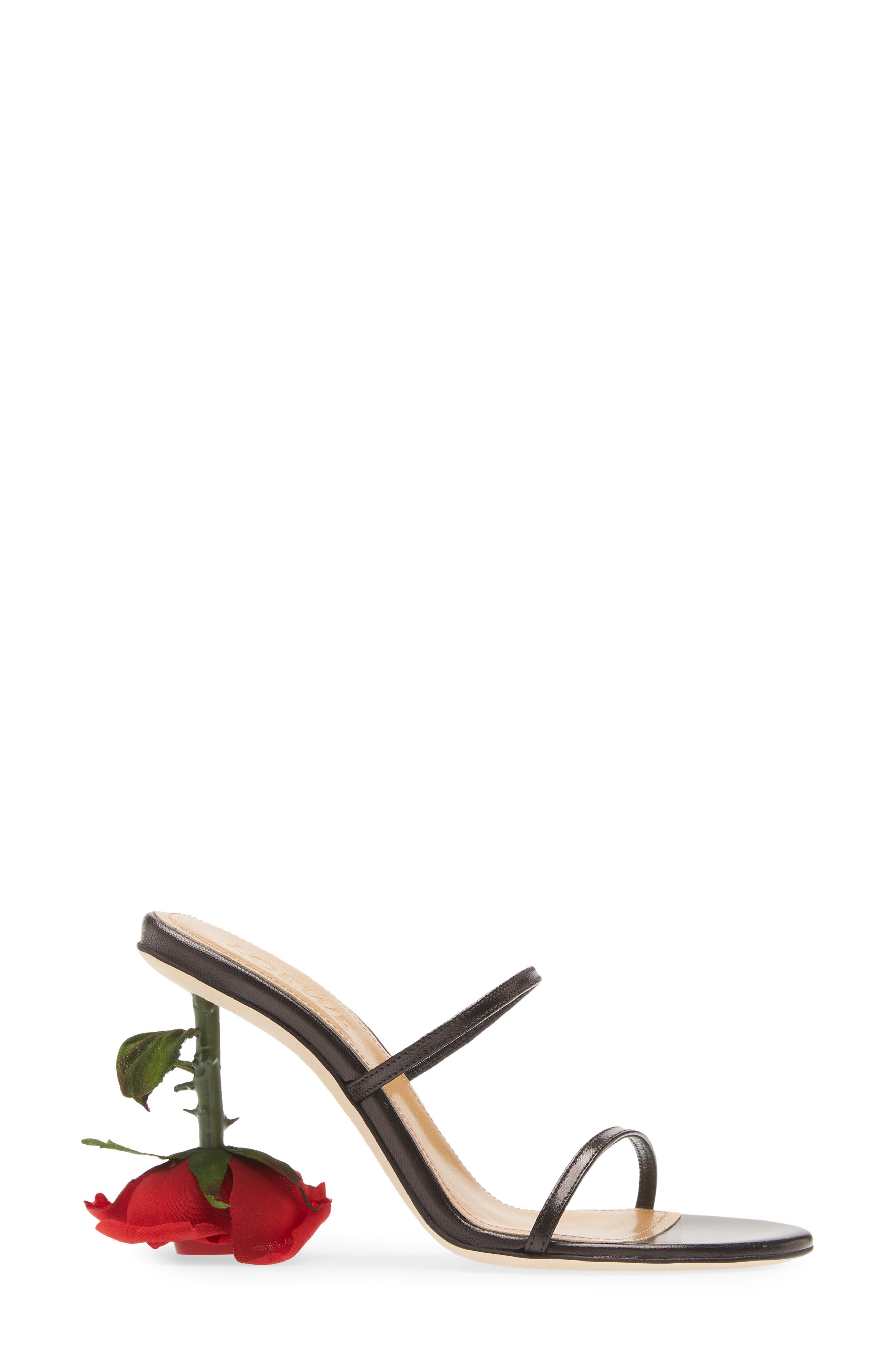 Loewe Rose Heel Sandal, Alternate, color, 