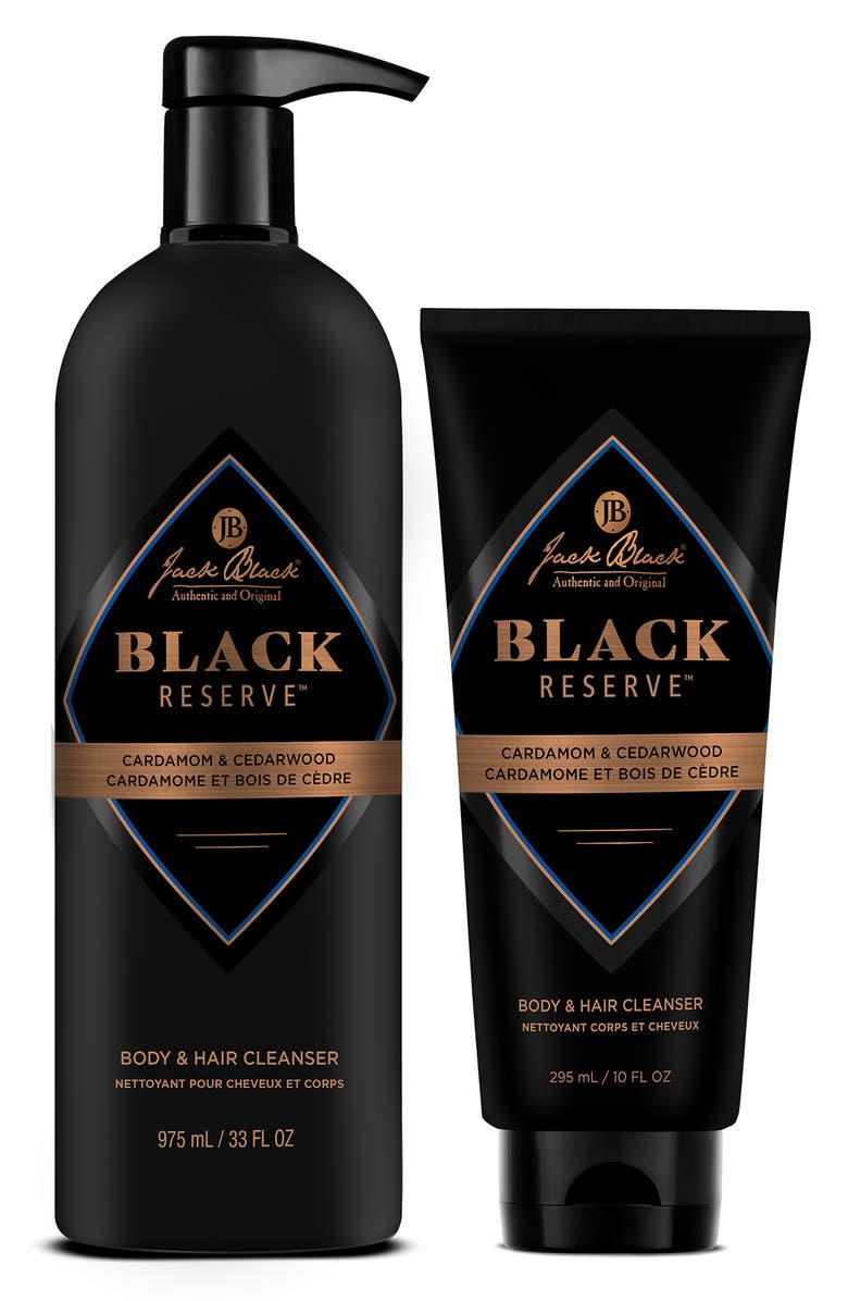 Jack Black Black Reserve<sup>™</sup> Body & Hair Cleanser Duo $76 Value, Alternate, color,