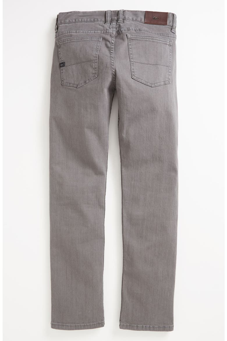 'Distortion' Slim Straight Leg Jeans, Main, color, ASH GREY