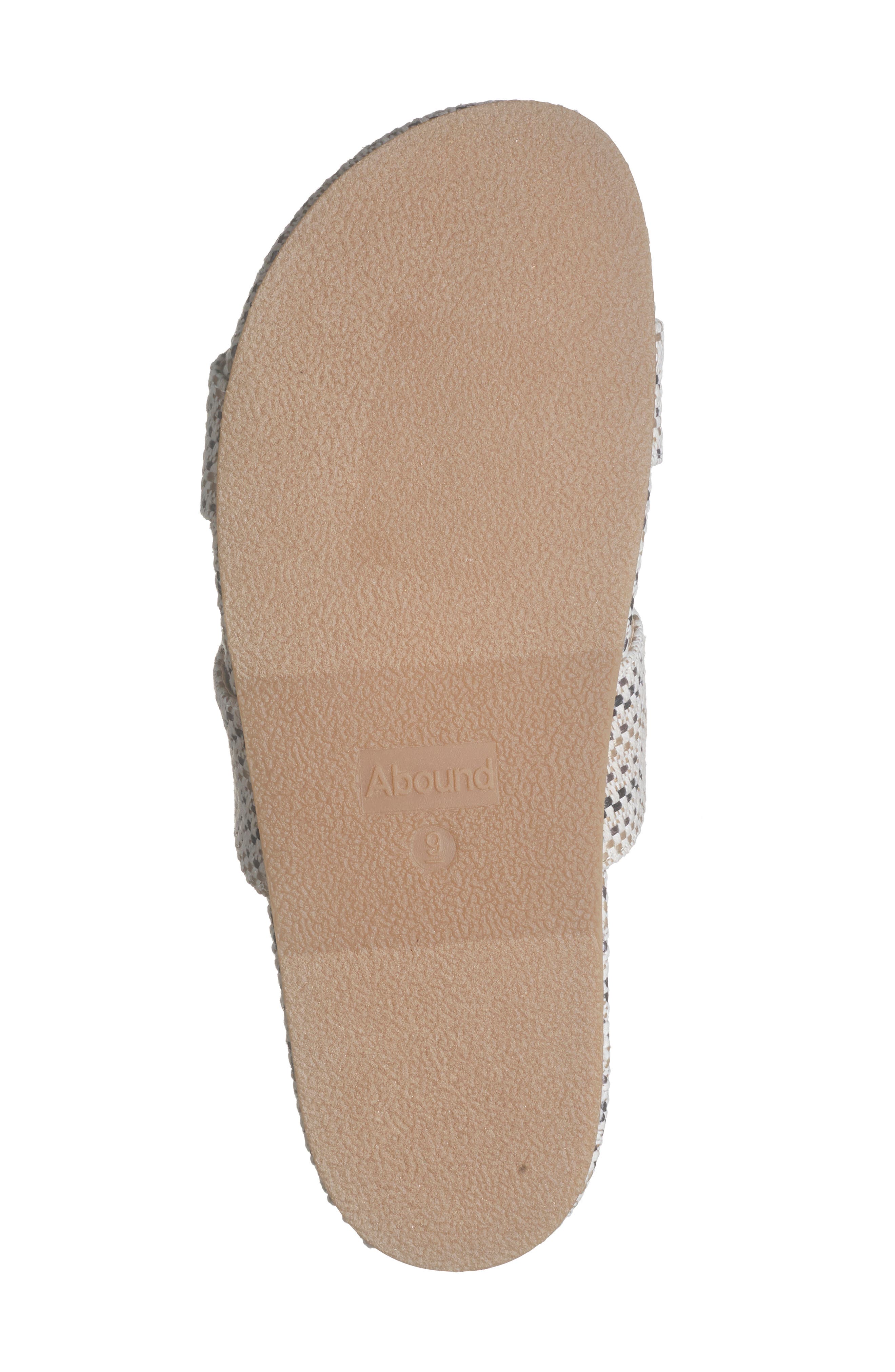 Abound Katherinea Slide Sandal, Alternate, color, Black - Beige Natural