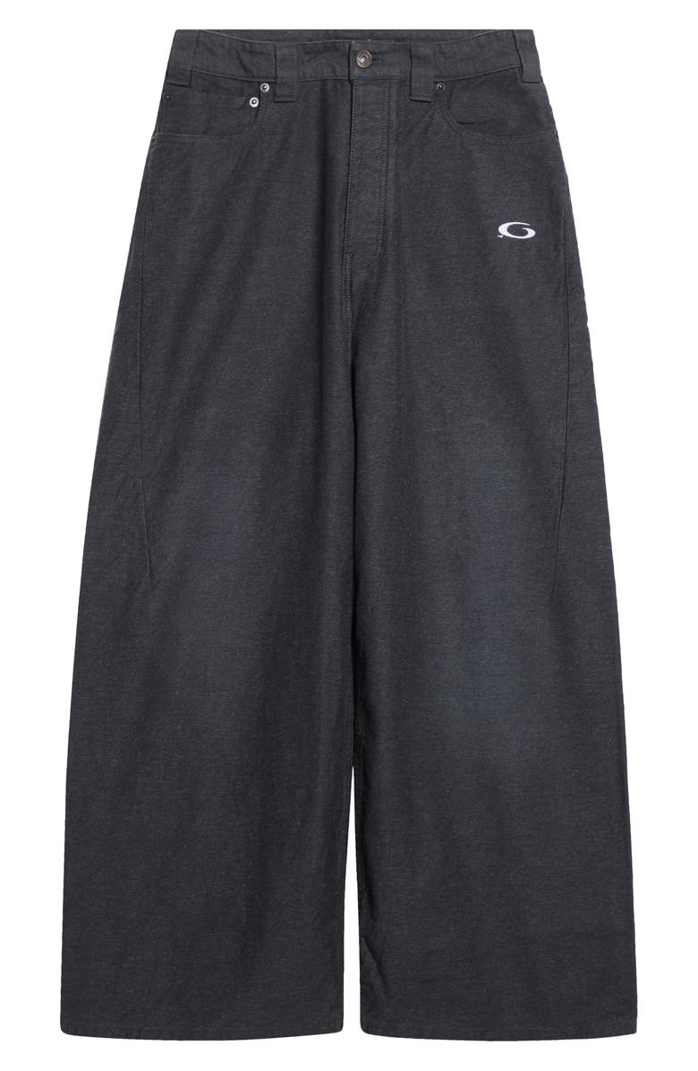 Balenciaga Trompe l'Oeil Jeans, Alternate, color, 1140 Anthracite